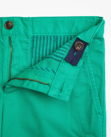 Boys Washed Cotton Stretch Chino Shorts, image 3
