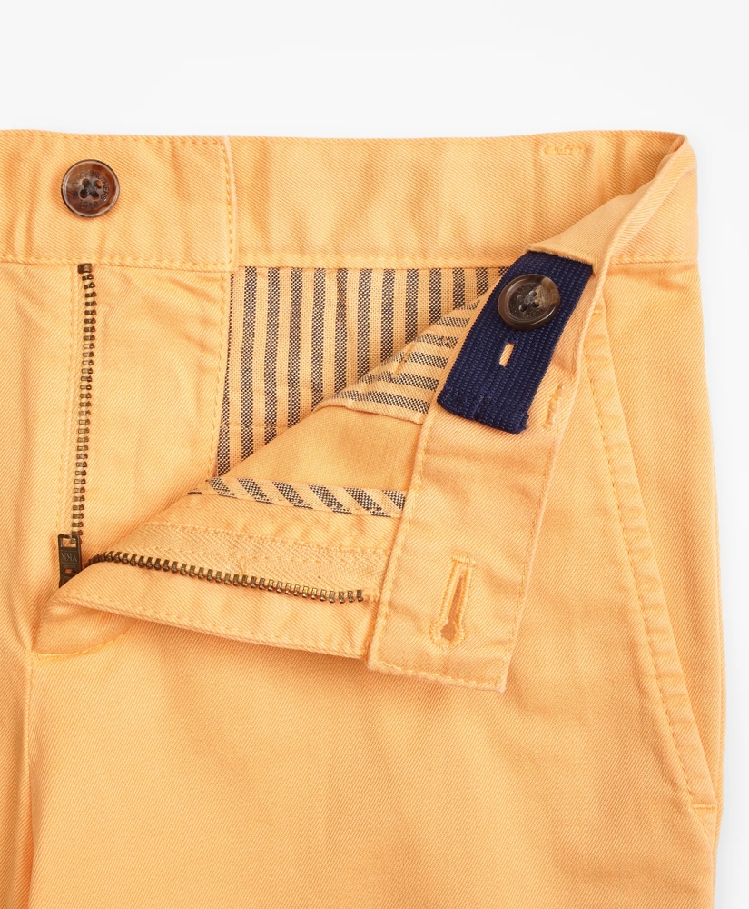 Boys Washed Cotton Stretch Chino Shorts, image 3
