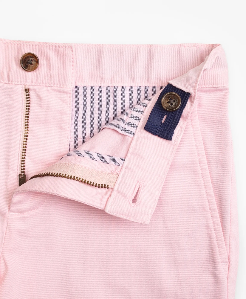 Boys Washed Cotton Stretch Chino Shorts, image 3