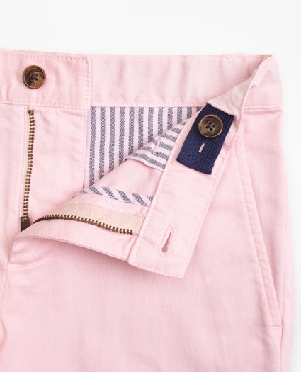 Boys Washed Cotton Stretch Chino Shorts, image 3