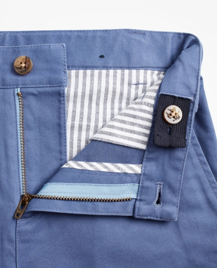 Boys Washed Cotton Stretch Chino Shorts, image 2