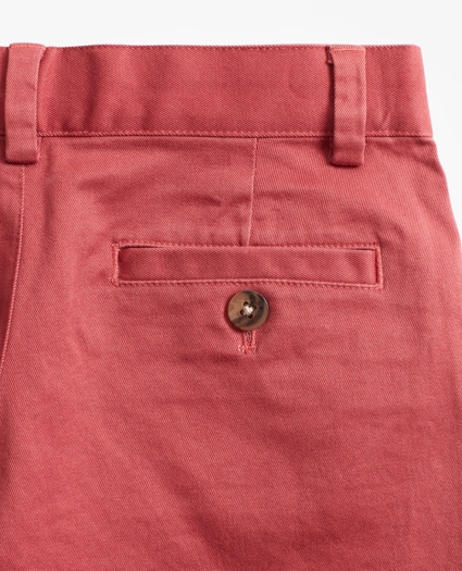 Boys Washed Cotton Stretch Chino Shorts, image 2