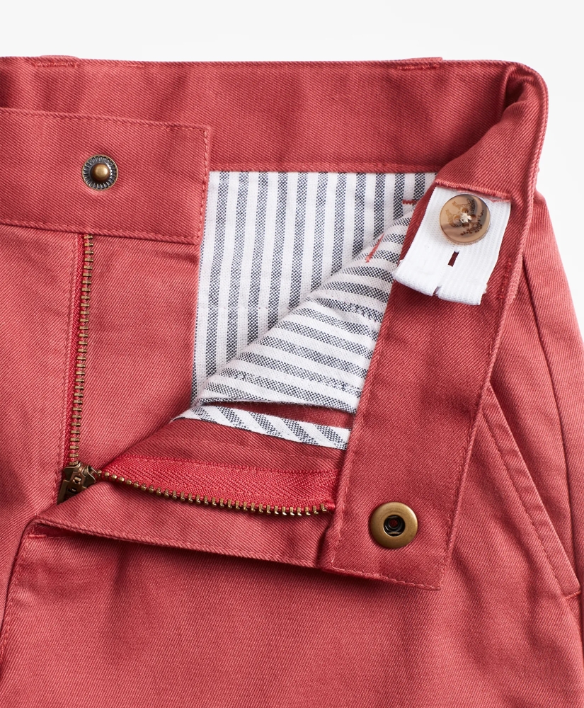 Boys Washed Cotton Stretch Chino Shorts, image 3