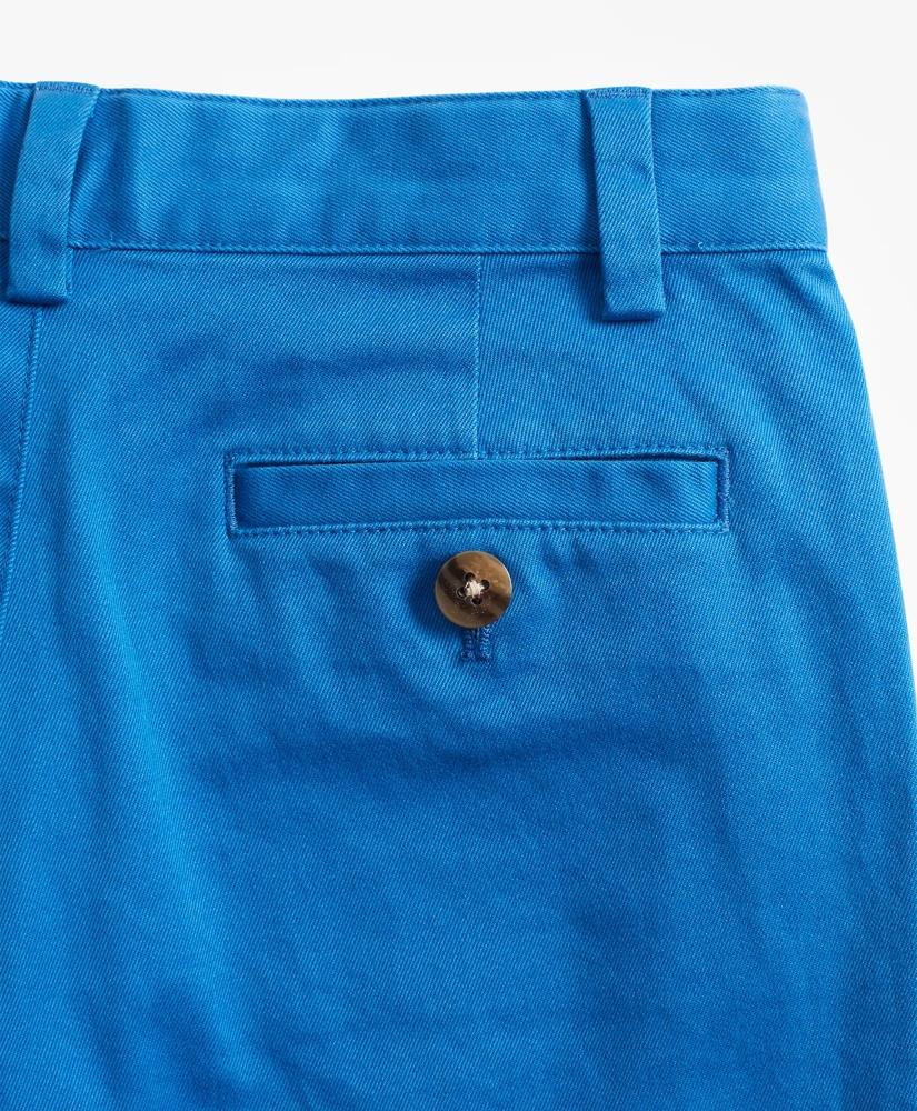 Boys Washed Cotton Stretch Chino Shorts, image 2