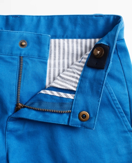 Boys Washed Cotton Stretch Chino Shorts, image 3