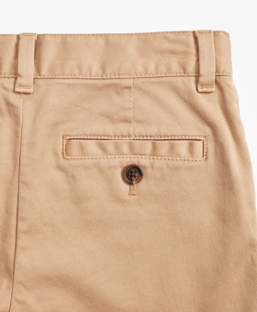 Boys Washed Cotton Stretch Chino Shorts, image 2