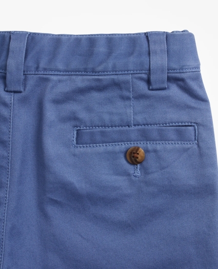 Boys Washed Cotton Stretch Chino Shorts, image 3