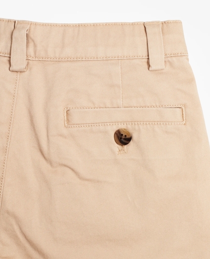 Boys Washed Cotton Stretch Chino Shorts, image 2