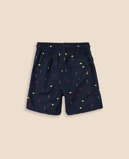 Boys Lobster Bake Swim Trunks, image 2