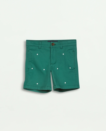 Boys Tennis Embroidered Shorts, image 1