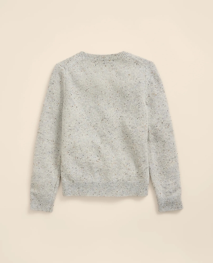 Boys Wool Blend Husky Intarsia Sweater, image 3