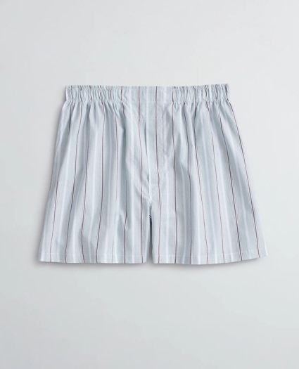 Striped Cotton Broadcloth Boxers