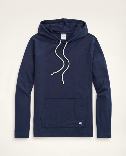 Cotton Long Sleeve T-Shirt Hoodie, image 1