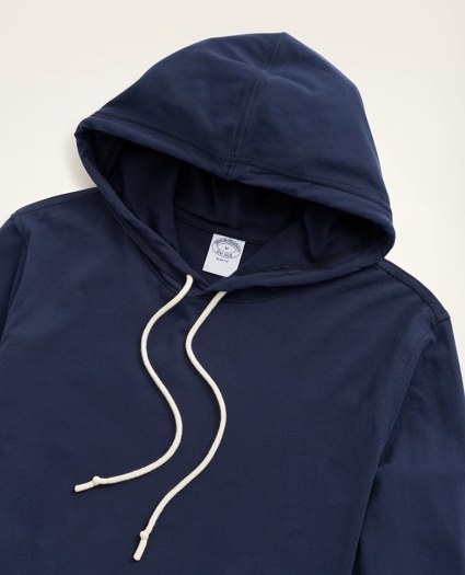 Cotton Long Sleeve T-Shirt Hoodie, image 2