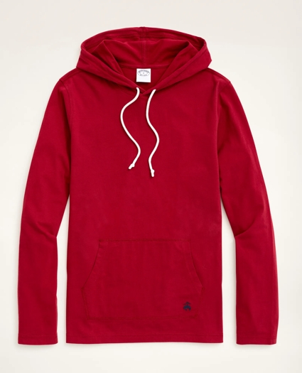 Cotton Long Sleeve T-Shirt Hoodie, image 1