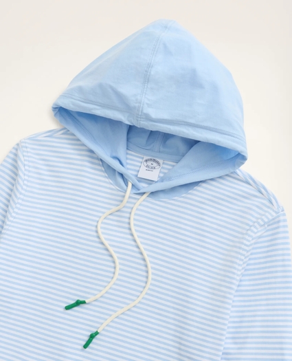 Cotton Jersey Striped Hoodie, image 2
