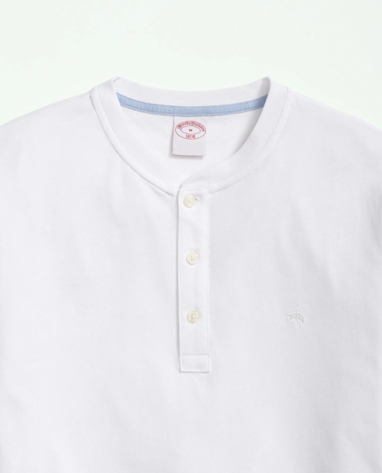 Cotton Henley Long-Sleeve T-Shirt, image 2
