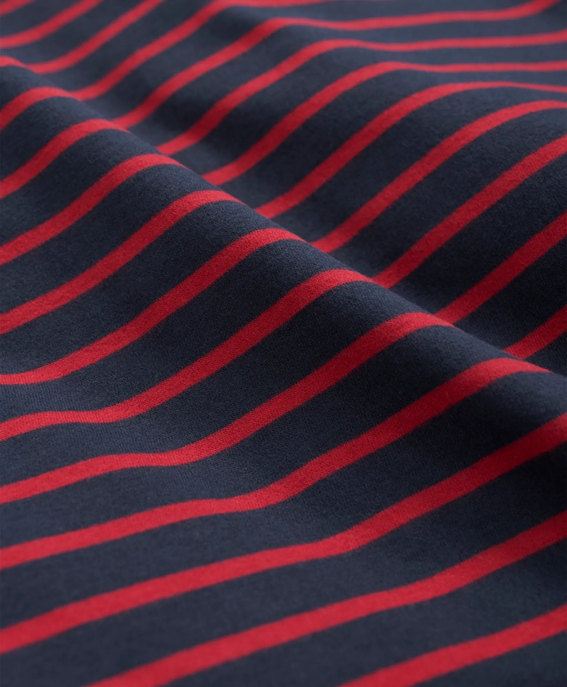 Cotton Crewneck Striped Long-Sleeve T-Shirt, image 3