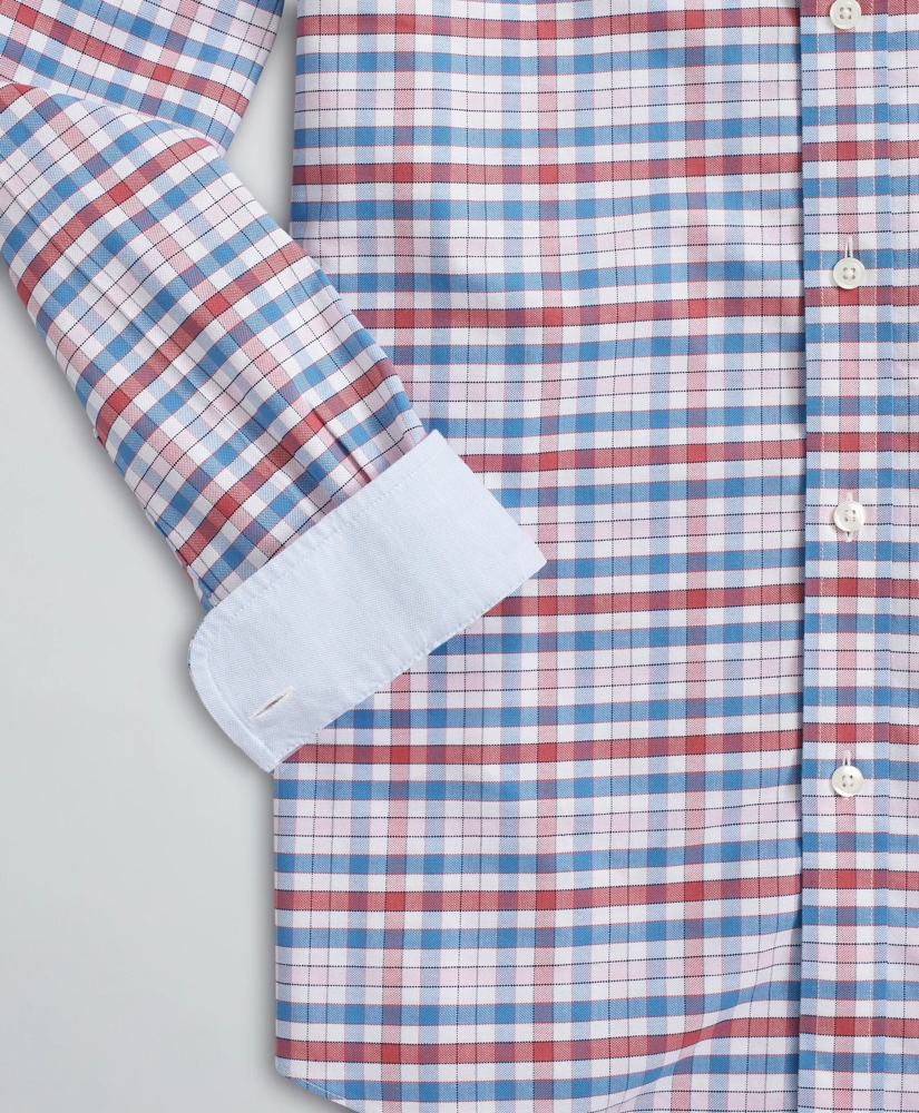 Stretch Madison Relaxed-Fit Sport Shirt, Non-Iron Gingham Oxford, image 3