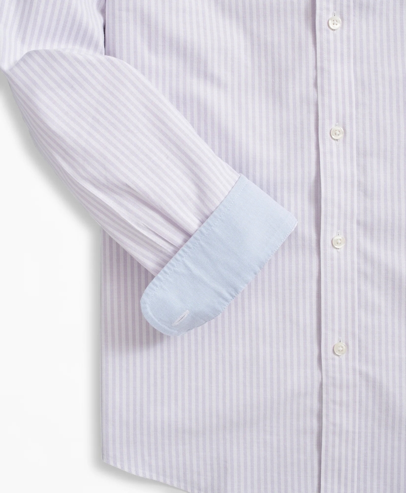 Stretch Regent Regular-Fit Sport Shirt, Non-Iron Bengal Stripe Oxford, image 3
