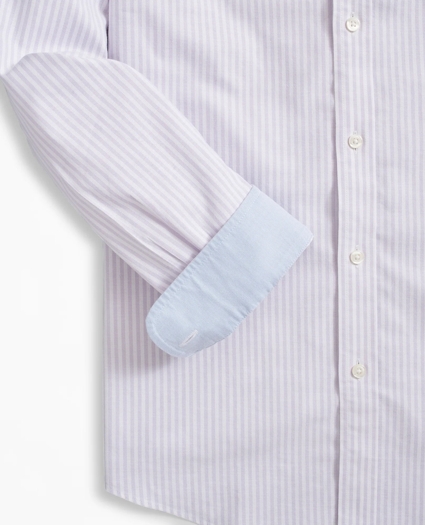 Stretch Regent Regular-Fit Sport Shirt, Non-Iron Bengal Stripe Oxford, image 3