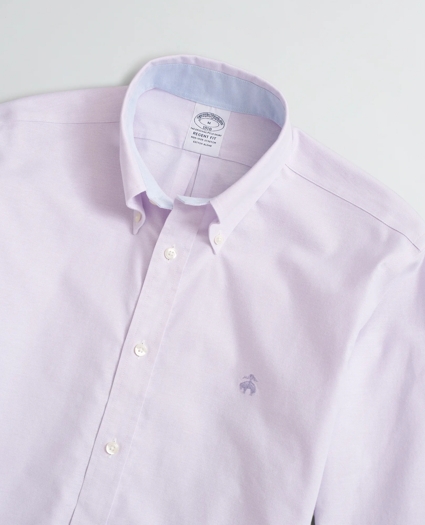 Stretch Regent Regular-Fit Sport Shirt, Non-Iron Oxford, image 2