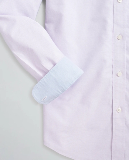 Stretch Regent Regular-Fit Sport Shirt, Non-Iron Oxford, image 3