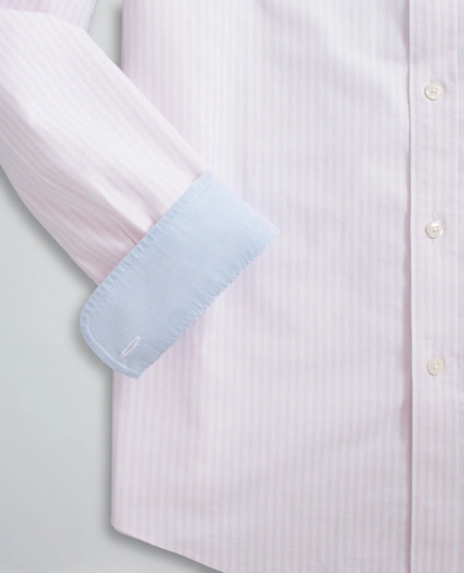 Stretch Regent Regular-Fit Sport Shirt, Non-Iron Bengal Stripe Oxford, image 3
