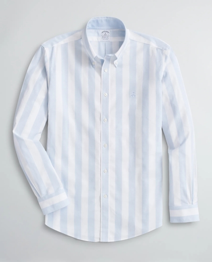 Stretch Regent Regular-Fit Sport Shirt, Non-Iron Bold Stripe Oxford, image 1