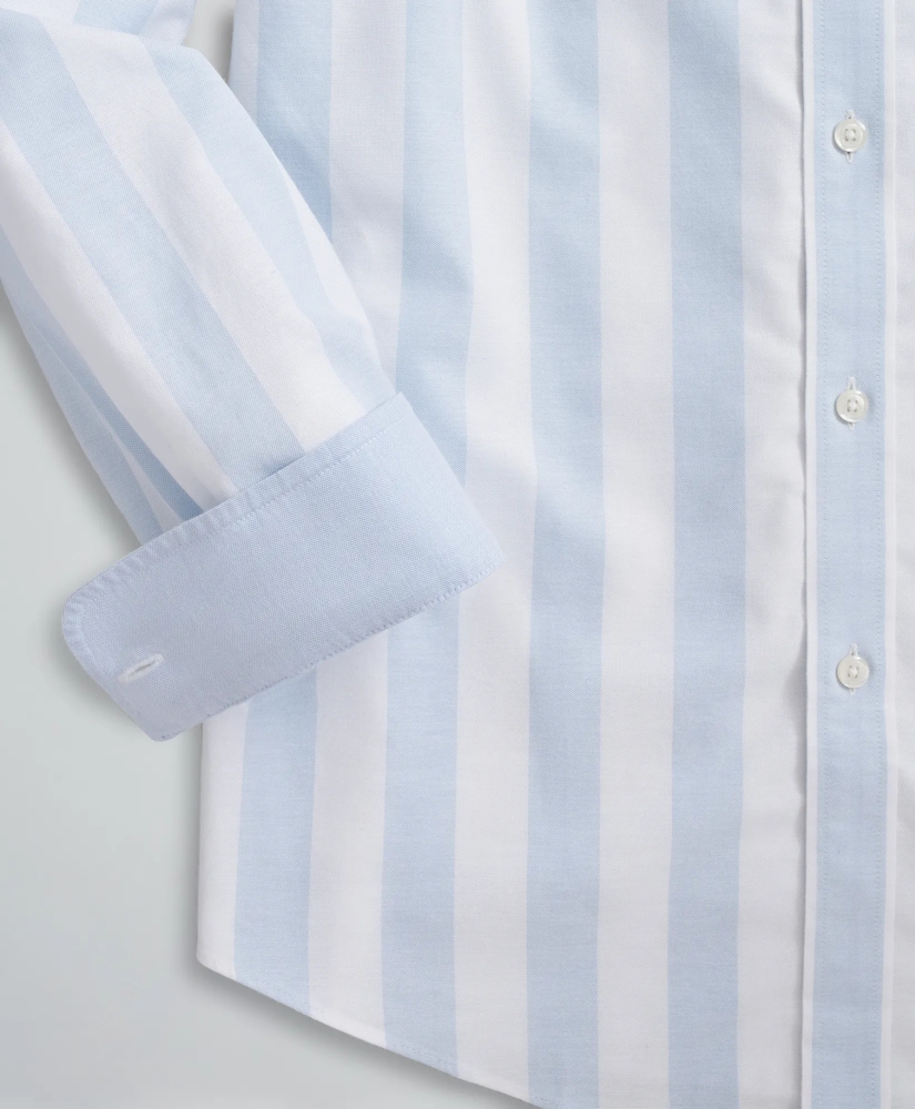 Stretch Regent Regular-Fit Sport Shirt, Non-Iron Bold Stripe Oxford, image 3