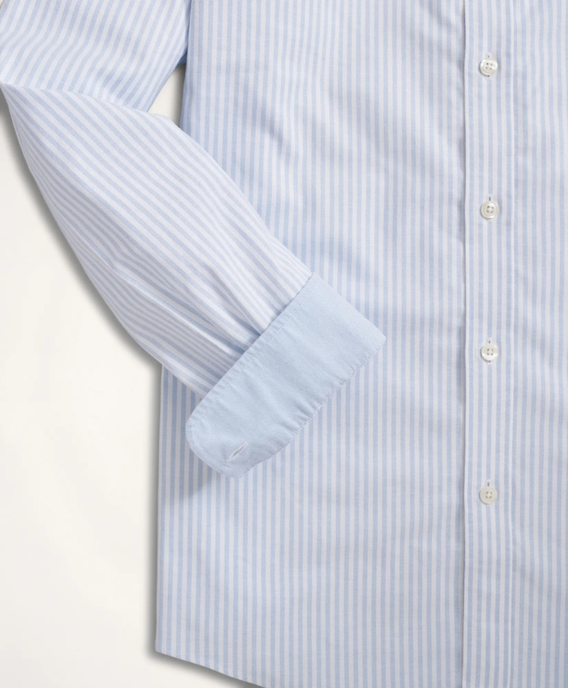 Stretch Big & Tall Sport Shirt, Non-Iron Oxford Bengal Stripe, image 3
