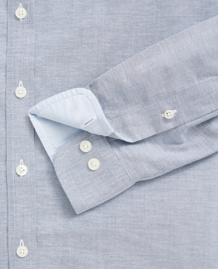 Stretch Non-Iron Oxford Button-Down Collar Sport Shirt, image 3