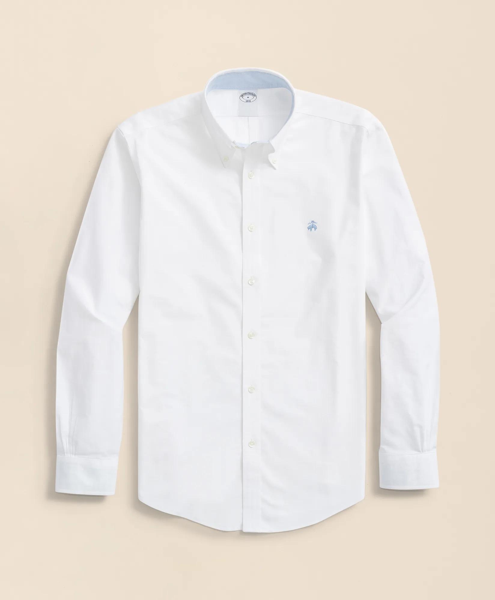 Stretch Non-Iron Oxford Button-Down Collar Sport Shirt, image 1
