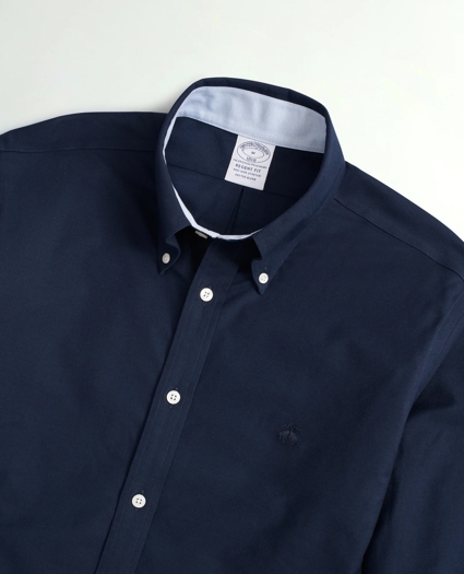 Stretch Non-Iron Oxford Button-Down Collar Sport Shirt, image 2