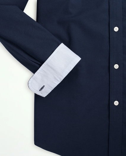 Stretch Non-Iron Oxford Button-Down Collar Sport Shirt, image 3