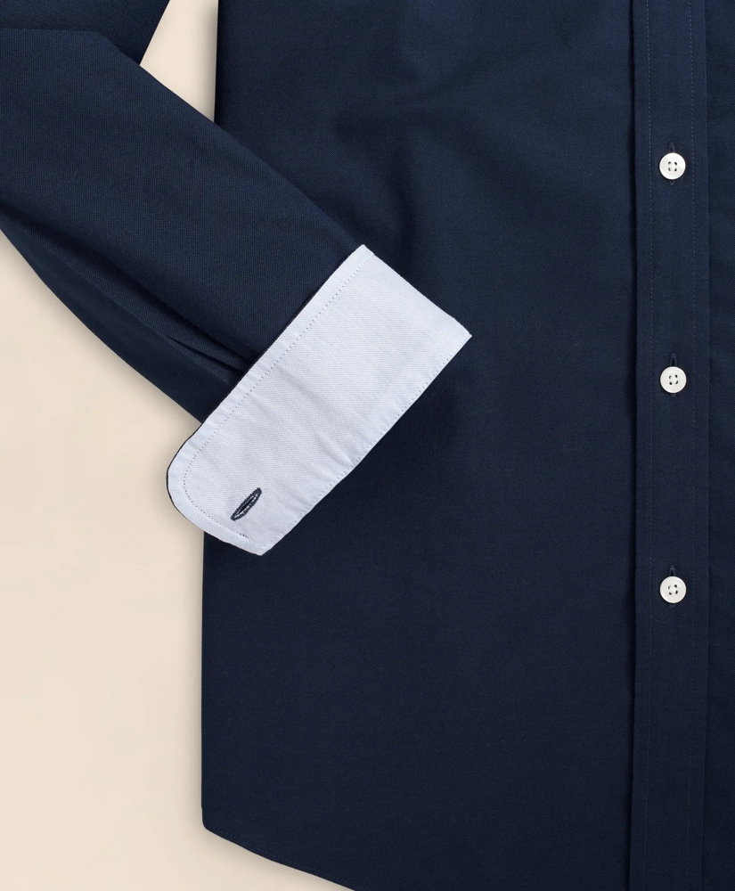 Stretch Non-Iron Oxford Button-Down Collar Sport Shirt, image 3