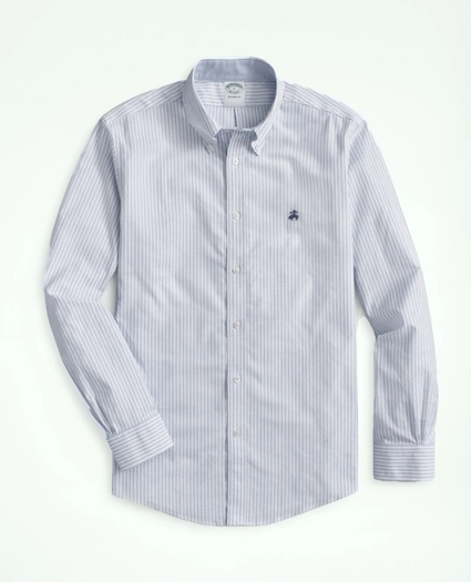 Stretch Non-Iron Oxford Button-Down Collar, Bengal Stripe Sport Shirt