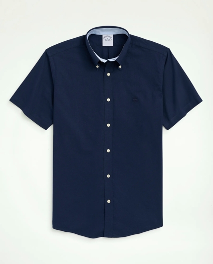 Stretch Non-Iron Oxford Button-Down Collar Short-Sleeve Sport Shirt, image 1