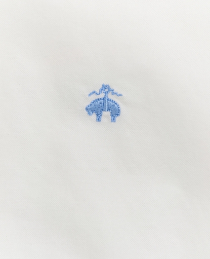 Stretch Non-Iron Oxford Button-Down Collar Short-Sleeve Sport Shirt, image 2