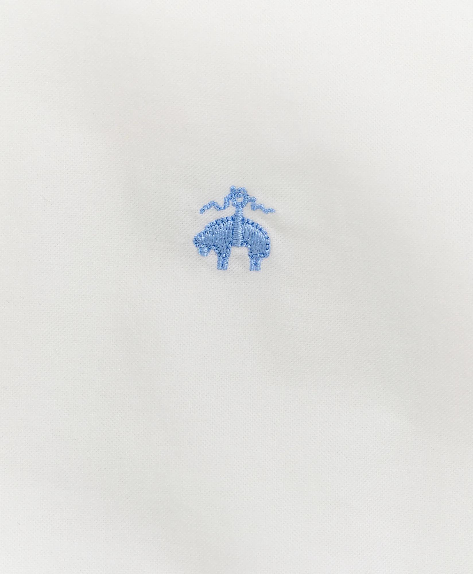 Stretch Non-Iron Oxford Button-Down Collar Short-Sleeve Sport Shirt, image 2