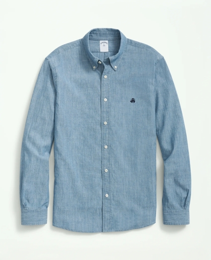 Cotton Chambray Sport Shirt, image 1