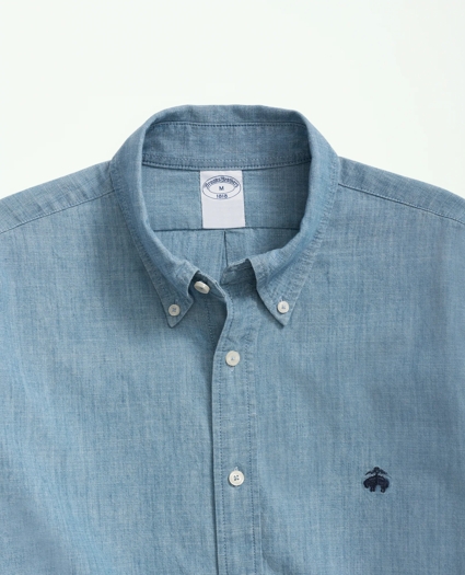 Cotton Chambray Sport Shirt, image 2