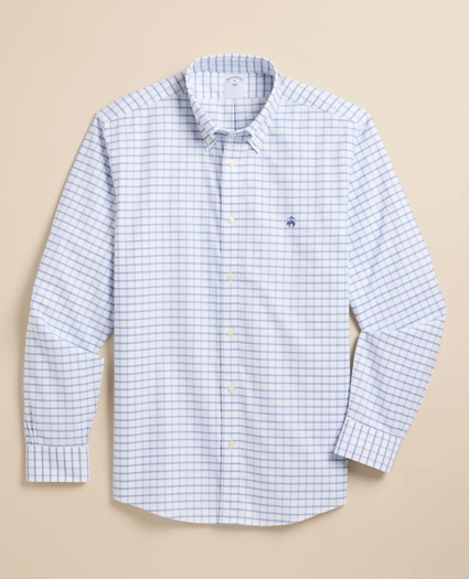 Stretch Cotton Non-Iron Oxford Polo Button Down Sport Shirt, image 1