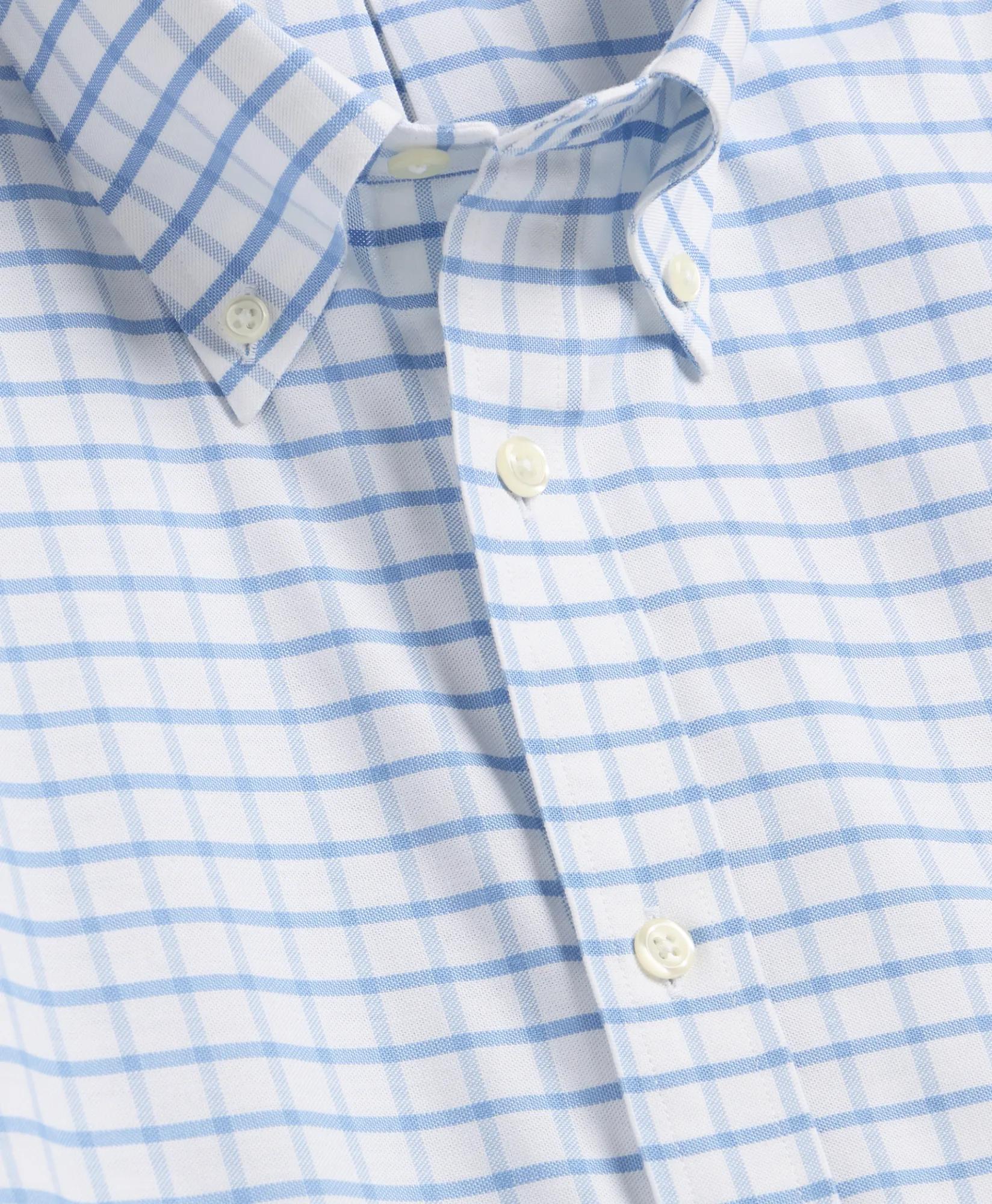 Stretch Cotton Non-Iron Oxford Polo Button Down Sport Shirt, image 2