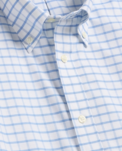 Stretch Cotton Non-Iron Oxford Polo Button Down Sport Shirt, image 2