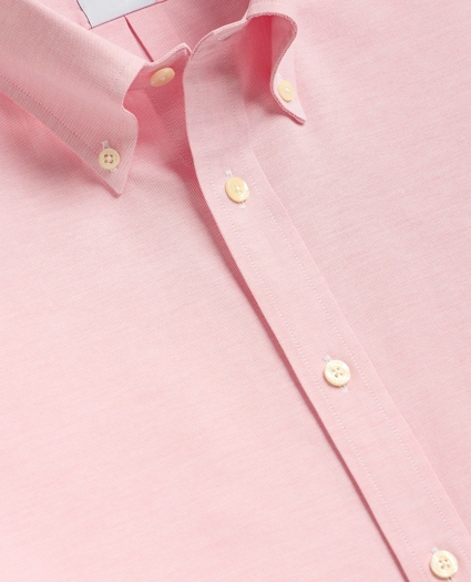 Stretch Cotton Non-iron Oxford Polo Button Down, Short Sleeve Sport Shirt, image 5