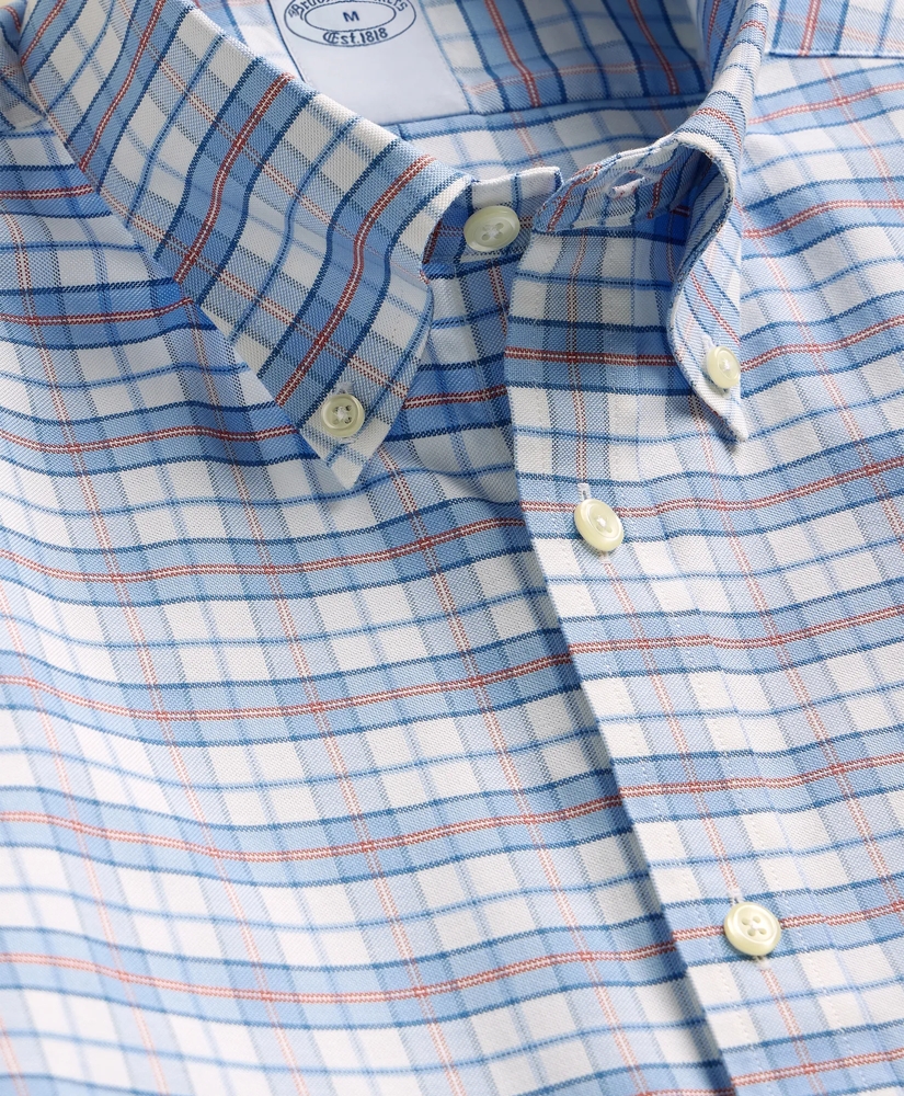 Stretch Cotton Non-Iron Oxford Polo Button Down Sport Shirt, image 5