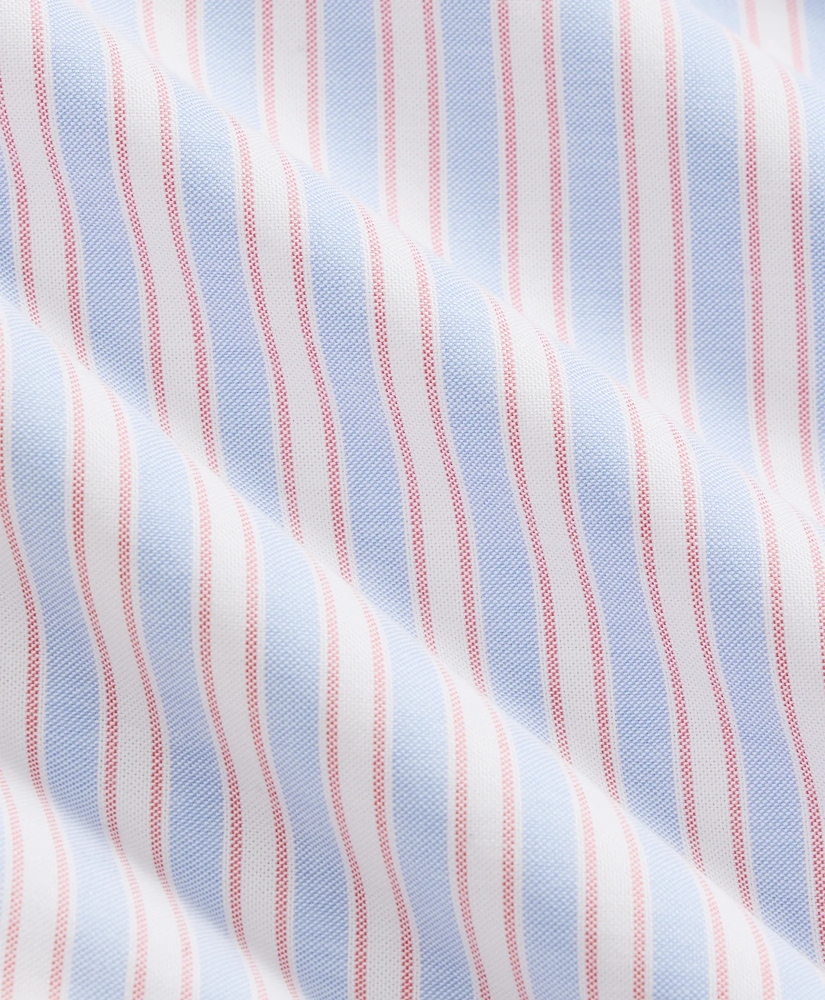 Stretch Cotton Non-Iron Oxford Polo Button Down Sport Shirt, image 3