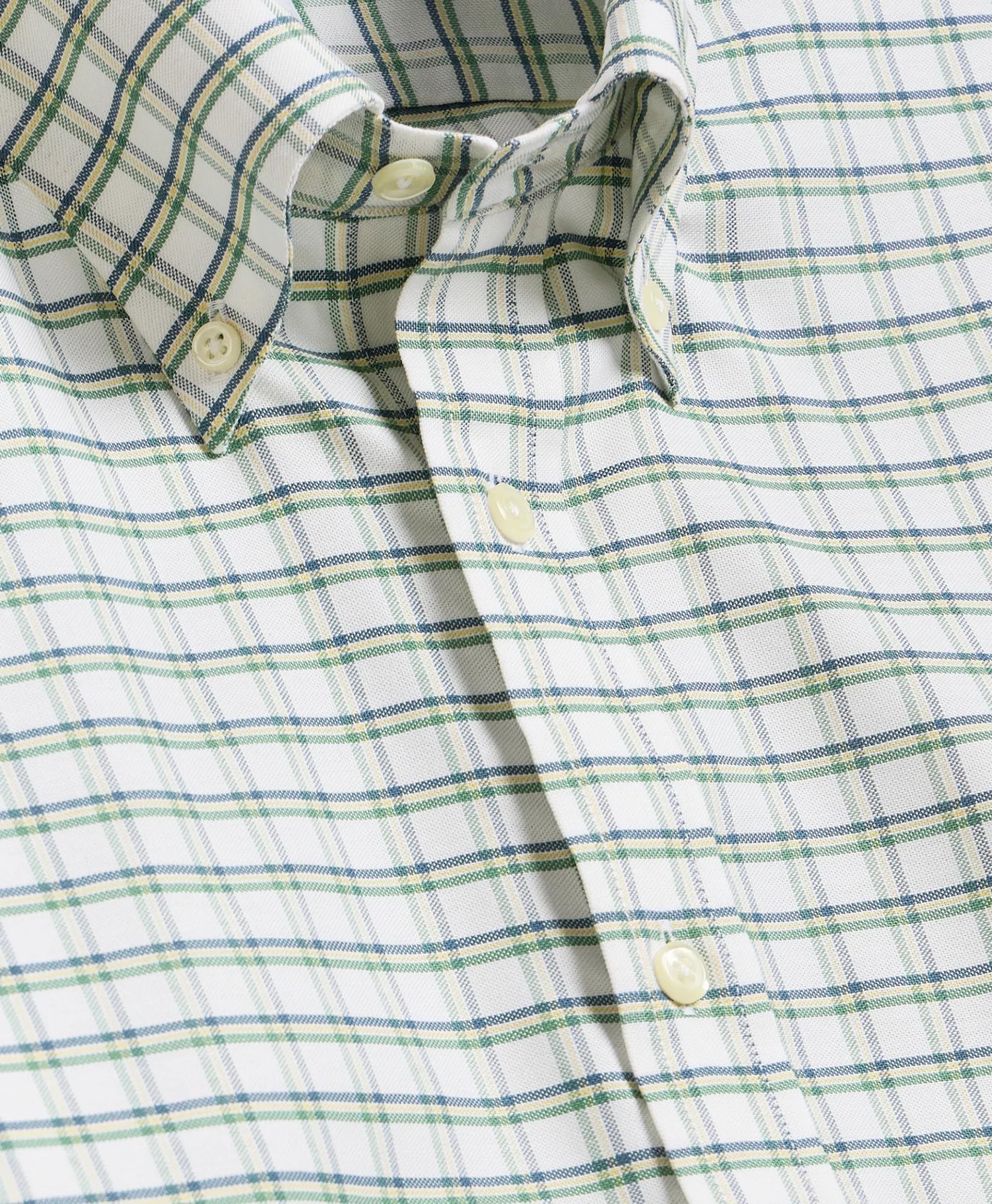 Stretch Non-Iron Oxford Polo Button-Down, Sport Shirt, image 2