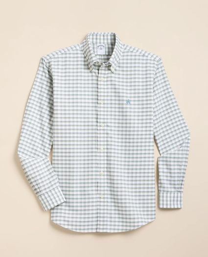 Stretch Non-Iron Oxford Polo Button-Down, Sport Shirt, image 4